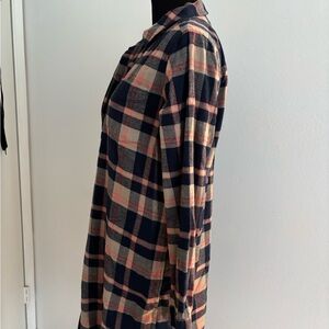 Goodthreads Navy and Pink Plaid Shirt Dress
